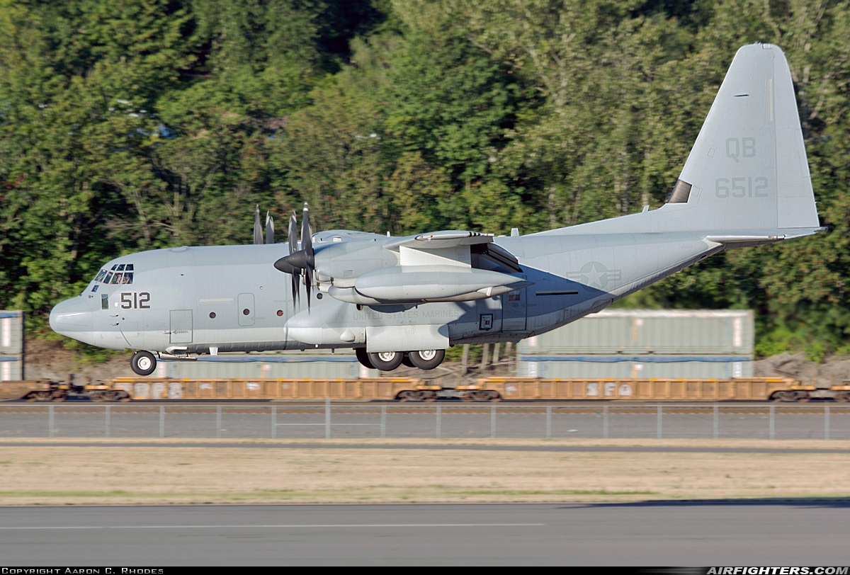 USA - Marines Lockheed Martin KC-130J Hercules (L-382) 166512 at Seattle - Boeing Field / King County Int. (BFI / KBFI), USA