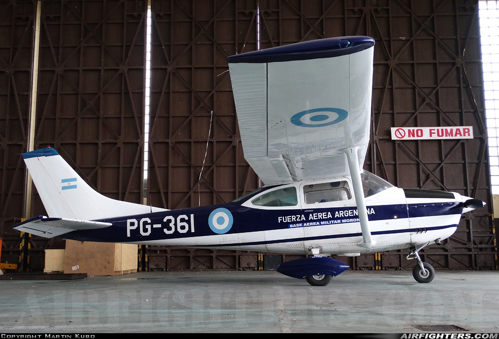 Argentina - Air Force Cessna/DINFIA Ce-182K PG-361 at El Palomar (PAL / SADP), Argentina