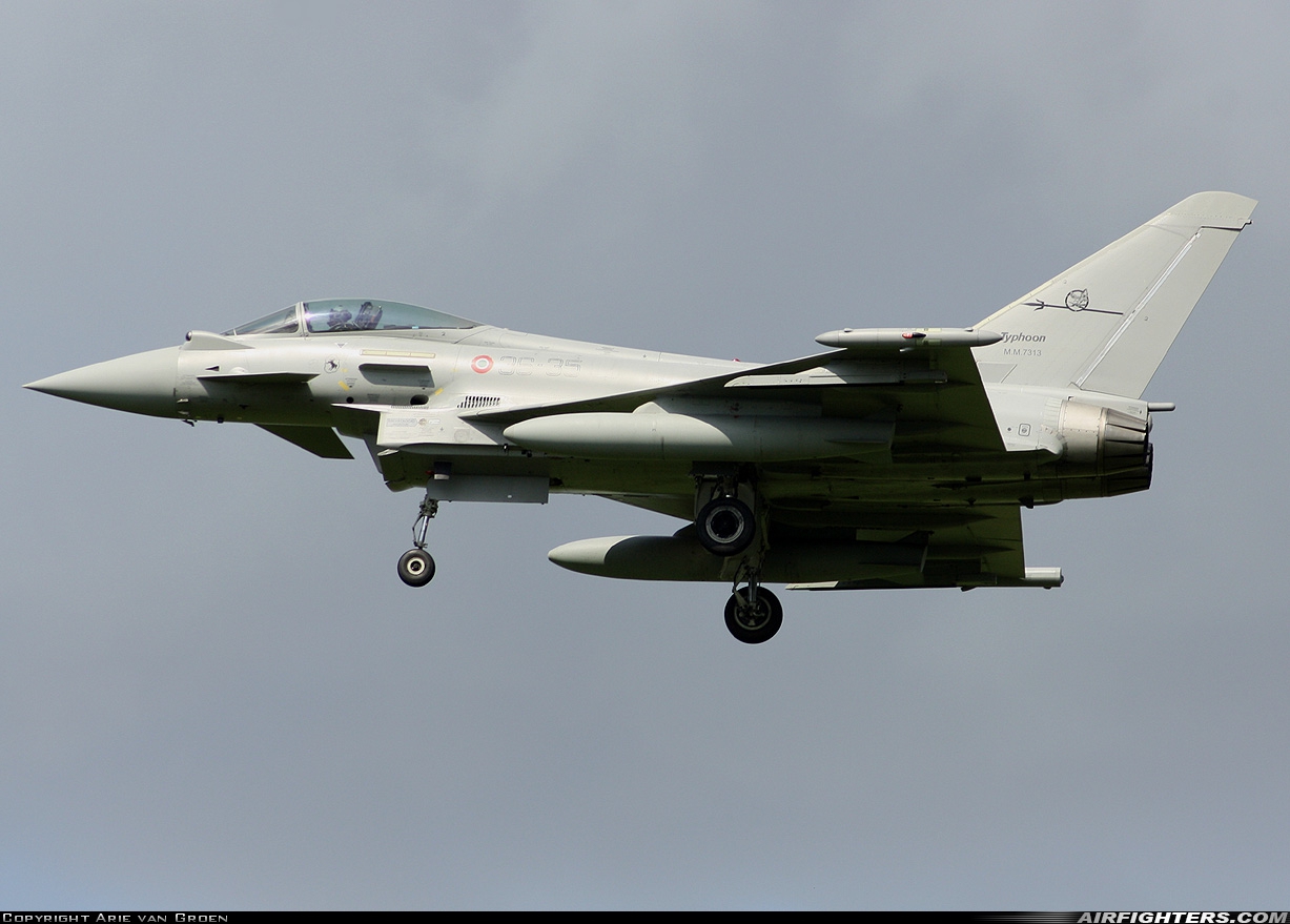 Italy - Air Force Eurofighter F-2000A Typhoon (EF-2000S) MM7313 at Leeuwarden (LWR / EHLW), Netherlands