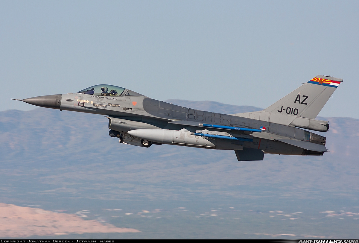 Netherlands - Air Force General Dynamics F-16AM Fighting Falcon J-010 at Tucson - Int. (TUS / KTUS), USA