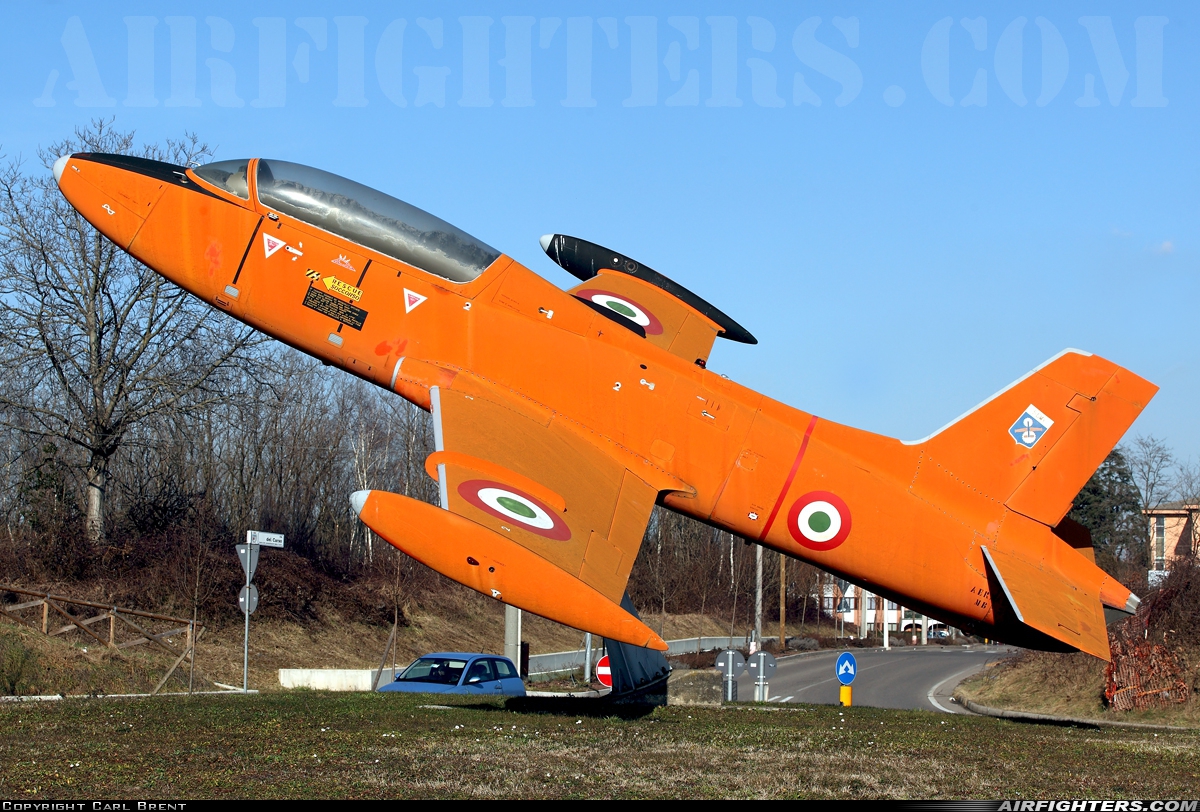 Italy - Air Force Aermacchi MB-326 MM54380 at Off-Airport - Tradate (Varese), Italy
