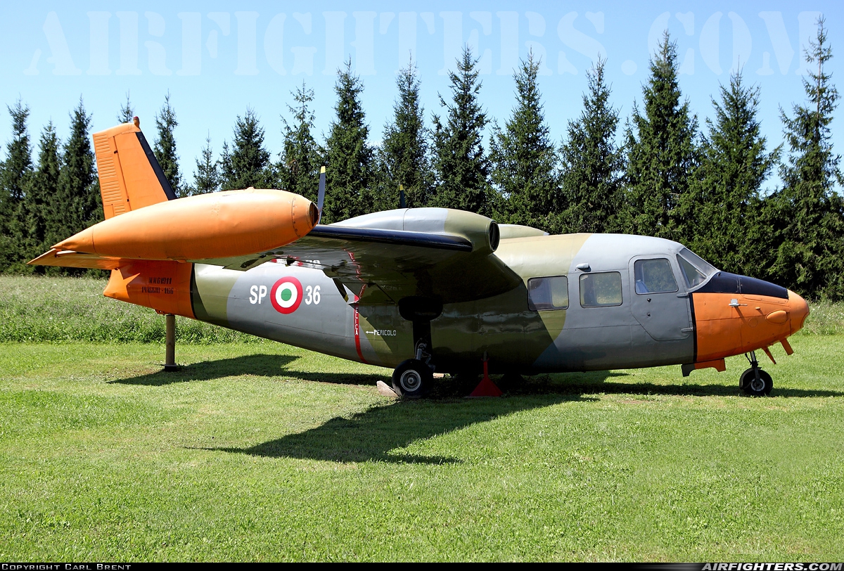 Italy - Air Force Piaggio P-166M MM61911 at Off-Airport - Cassano Magnago (San Stefano), Italy