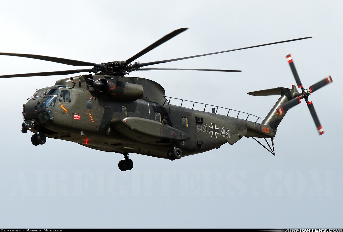 Germany - Air Force Sikorsky CH-53GA (S-65) 84+49 at Buckeburg (- Achum) (ETHB), Germany