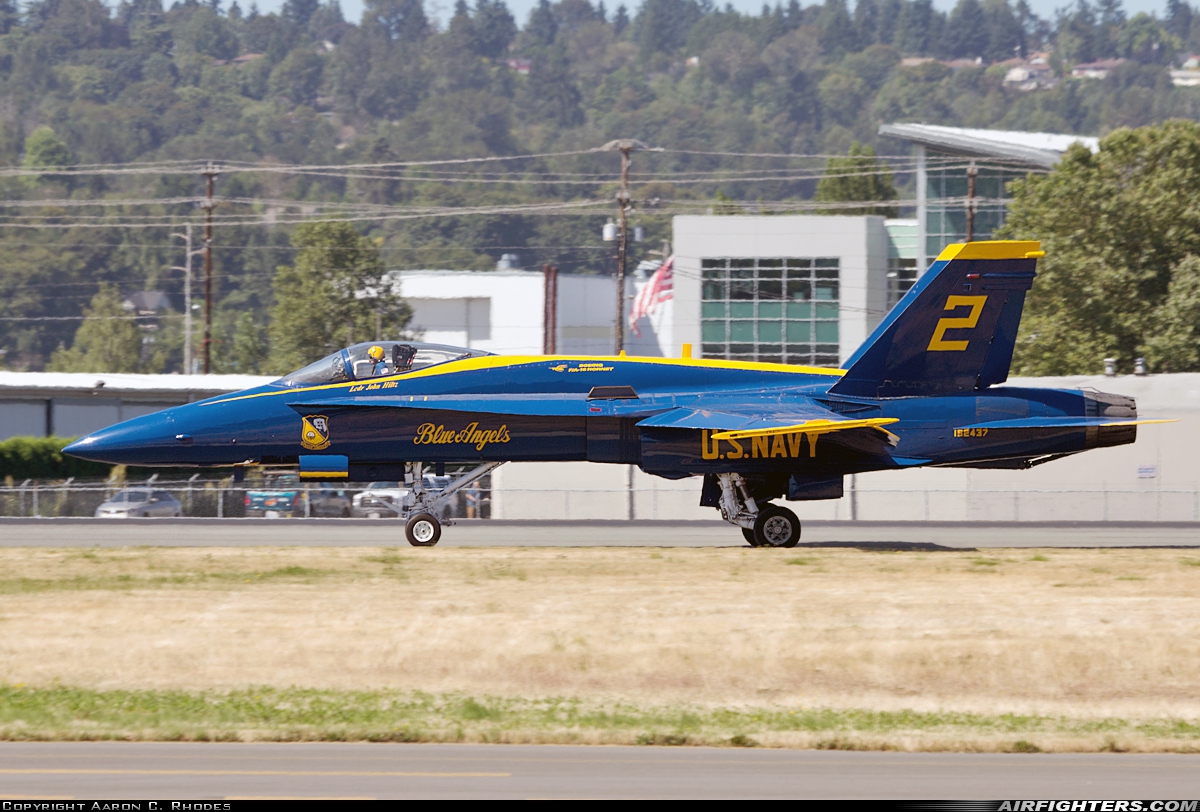 USA - Navy McDonnell Douglas F/A-18C Hornet 162437 at Seattle - Boeing Field / King County Int. (BFI / KBFI), USA