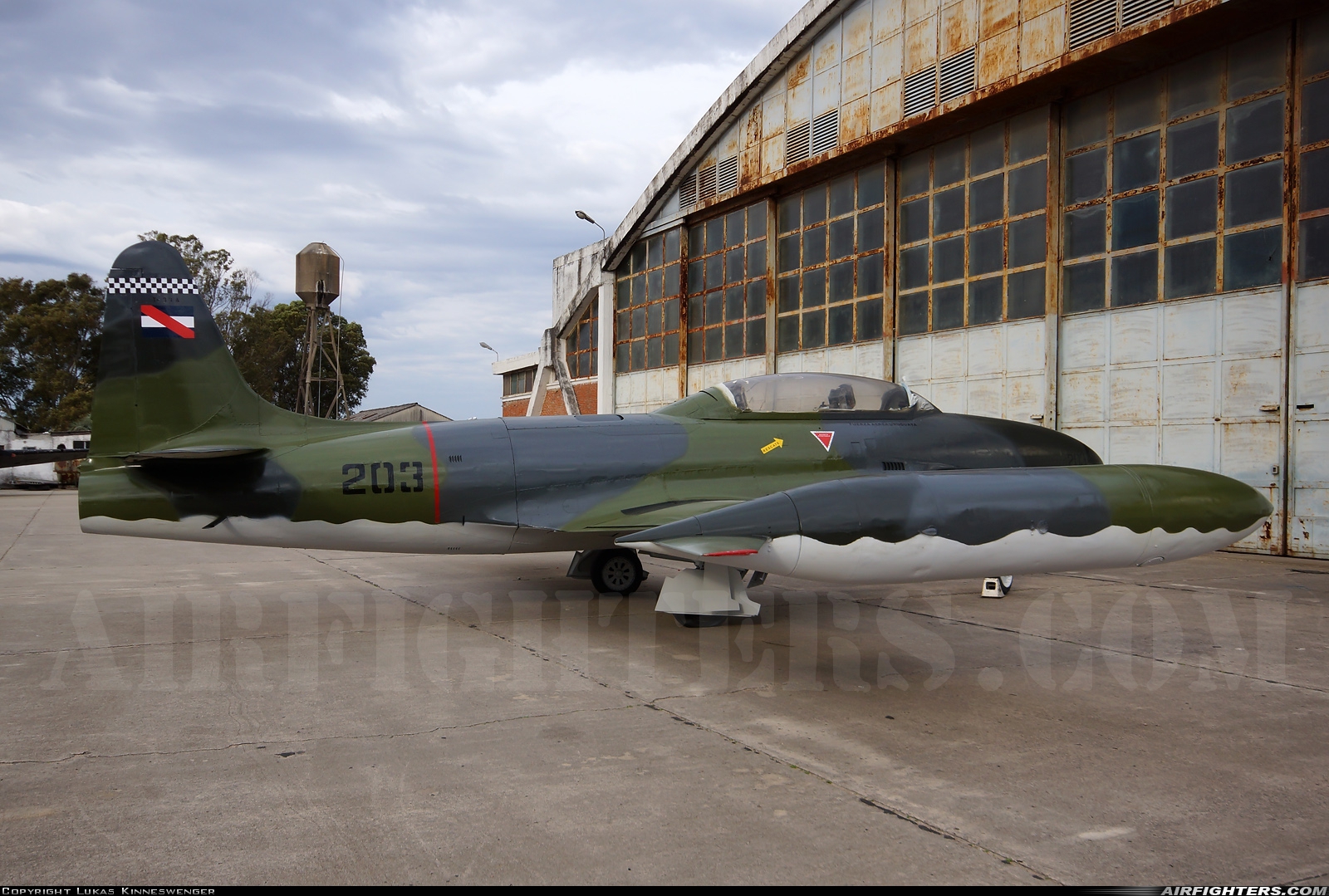 Uruguay - Air Force Lockheed AT-33A Shooting Star 203 at Montevideo (SUAA), Uruguay
