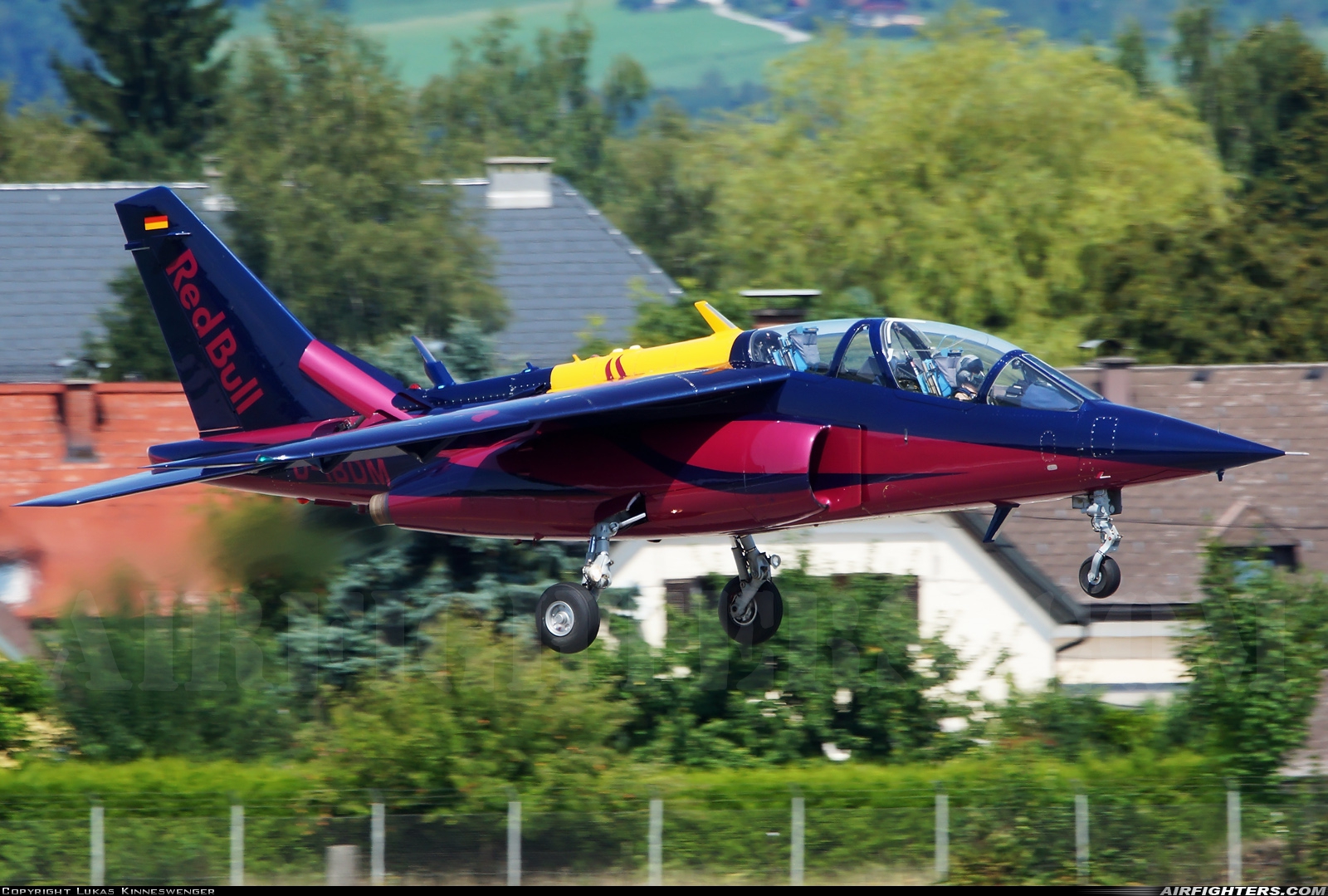 Private - Red Bull Dassault/Dornier Alpha Jet A D-IBDM at Salzburg - W.A. Mozart (Maxglan) (SZG / LOWS), Austria
