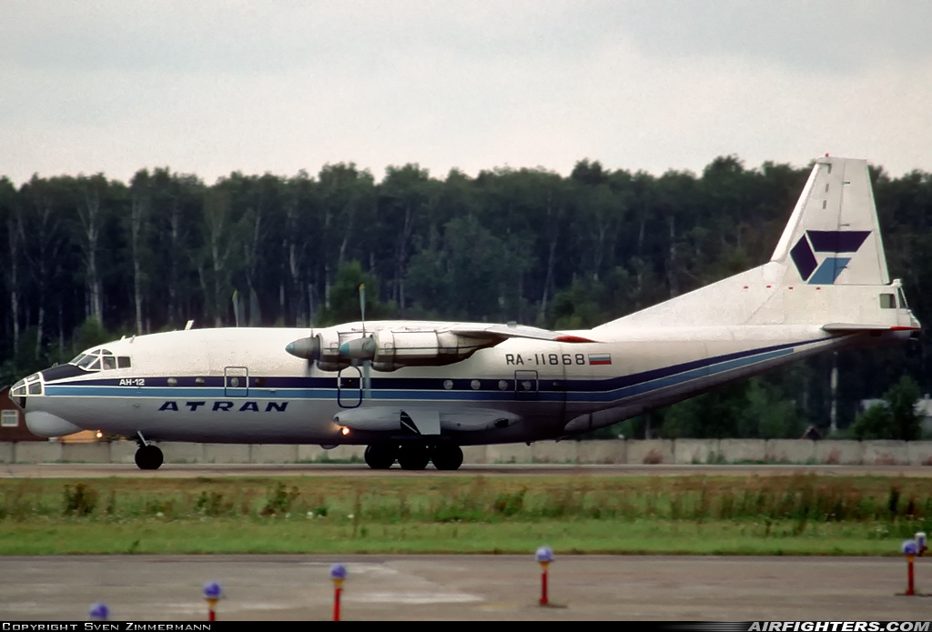 Company Owned - Atran Antonov An-12BK RA-11868 at Moscow - Domodedovo (DME / UUDD), Russia