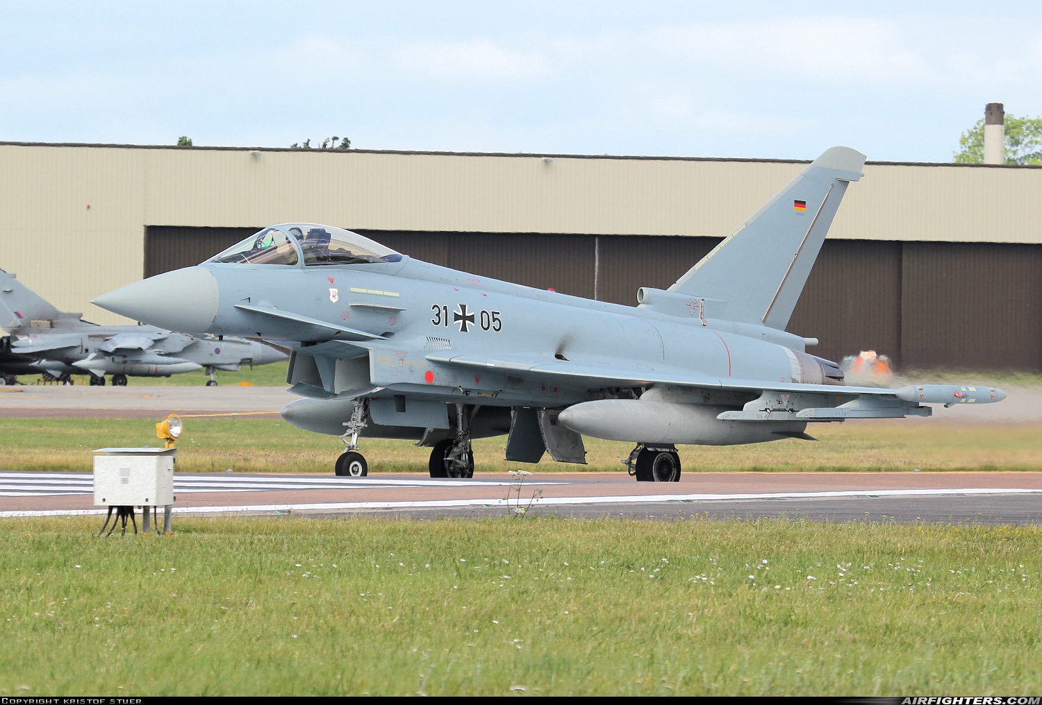 Germany - Air Force Eurofighter EF-2000 Typhoon S 31+05 at Fairford (FFD / EGVA), UK