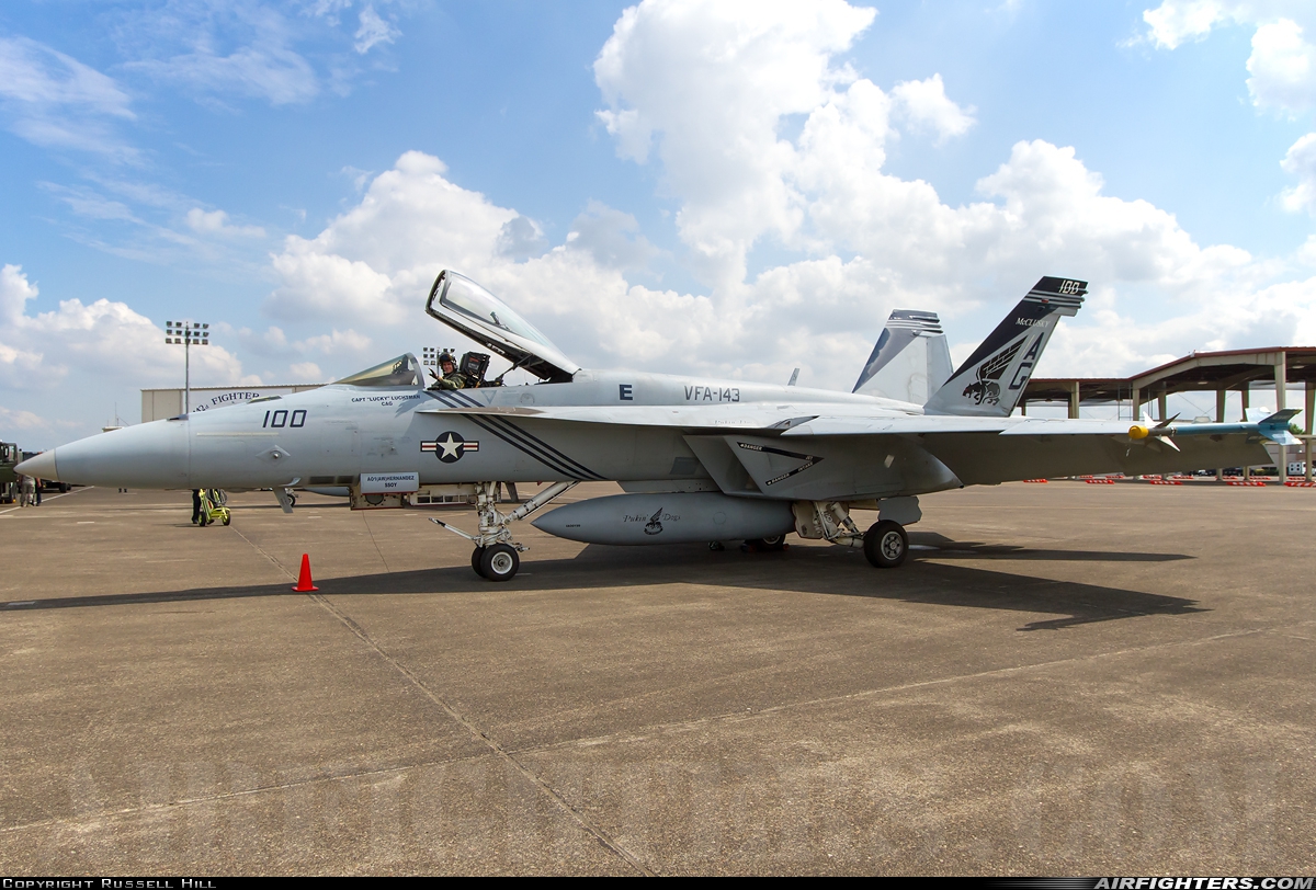 USA - Navy Boeing F/A-18E Super Hornet 166608 at Portland - Int. (PDX / KPDX), USA