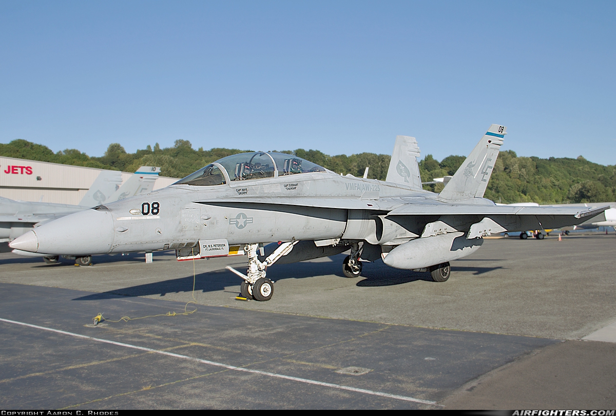 USA - Navy McDonnell Douglas F/A-18D Hornet 165410 at Seattle - Boeing Field / King County Int. (BFI / KBFI), USA