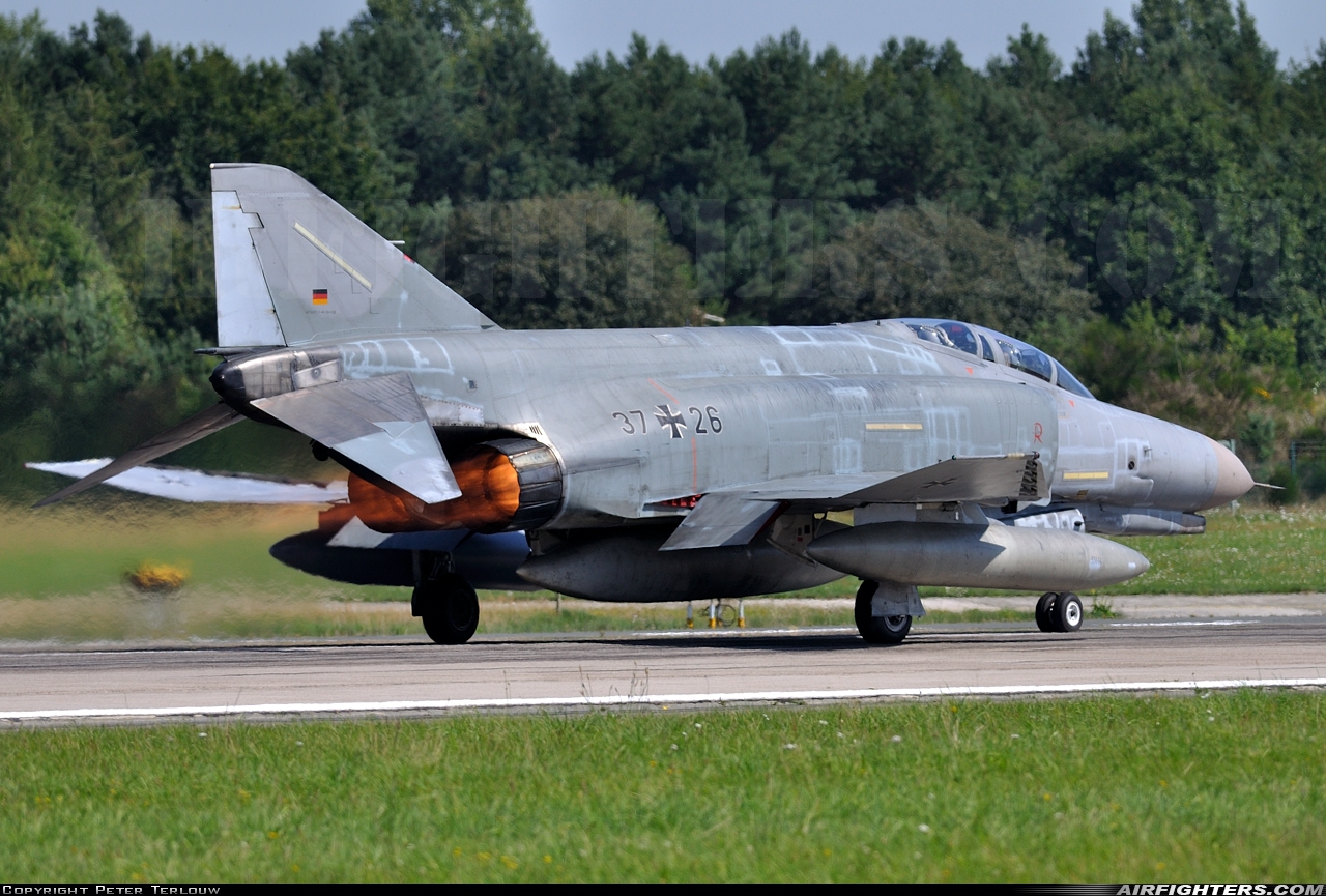 Germany - Air Force McDonnell Douglas F-4F Phantom II 37+26 at Wittmundhafen (Wittmund) (ETNT), Germany