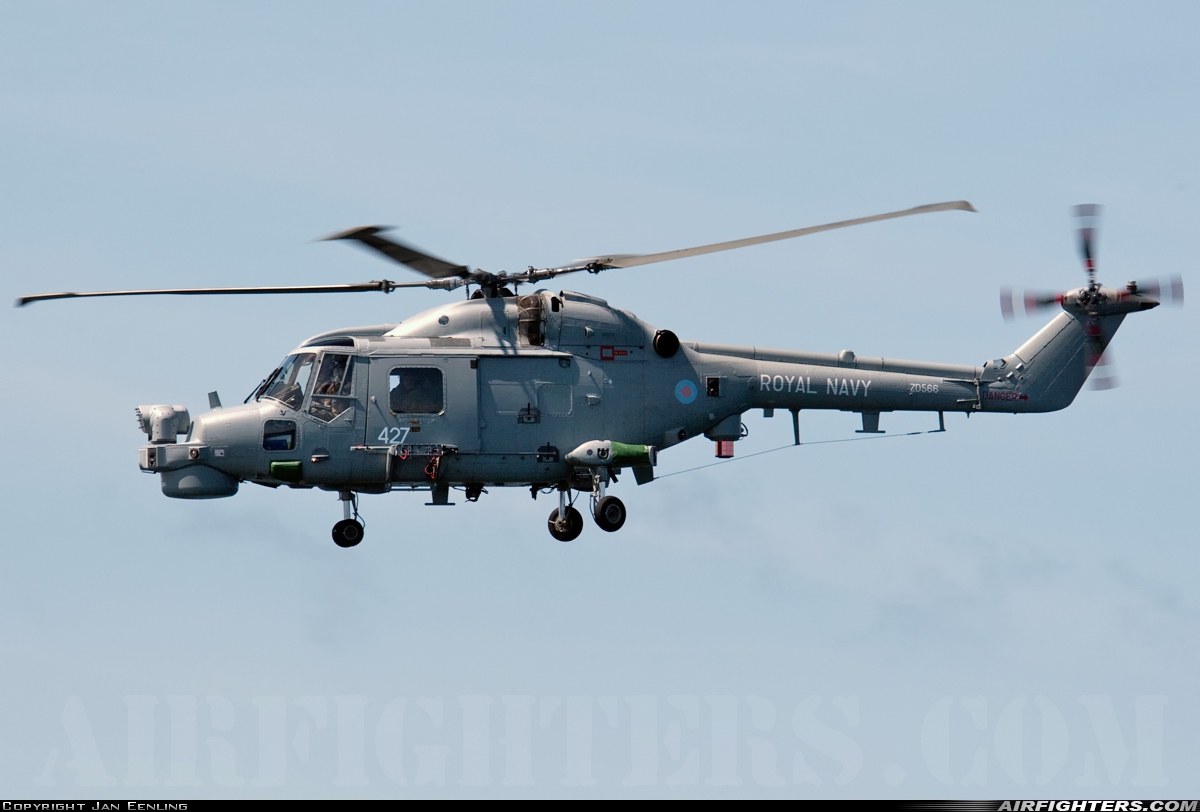 UK - Navy Westland WG-13 Lynx HMA8SRU ZD566 at Off-Airport - Kieler Bucht, Germany
