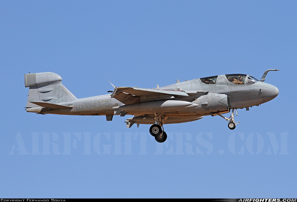 USA - Marines Grumman EA-6B Prowler (G-128) 158542 at Seville - Moron de la Frontera (OZP / LEMO), Spain