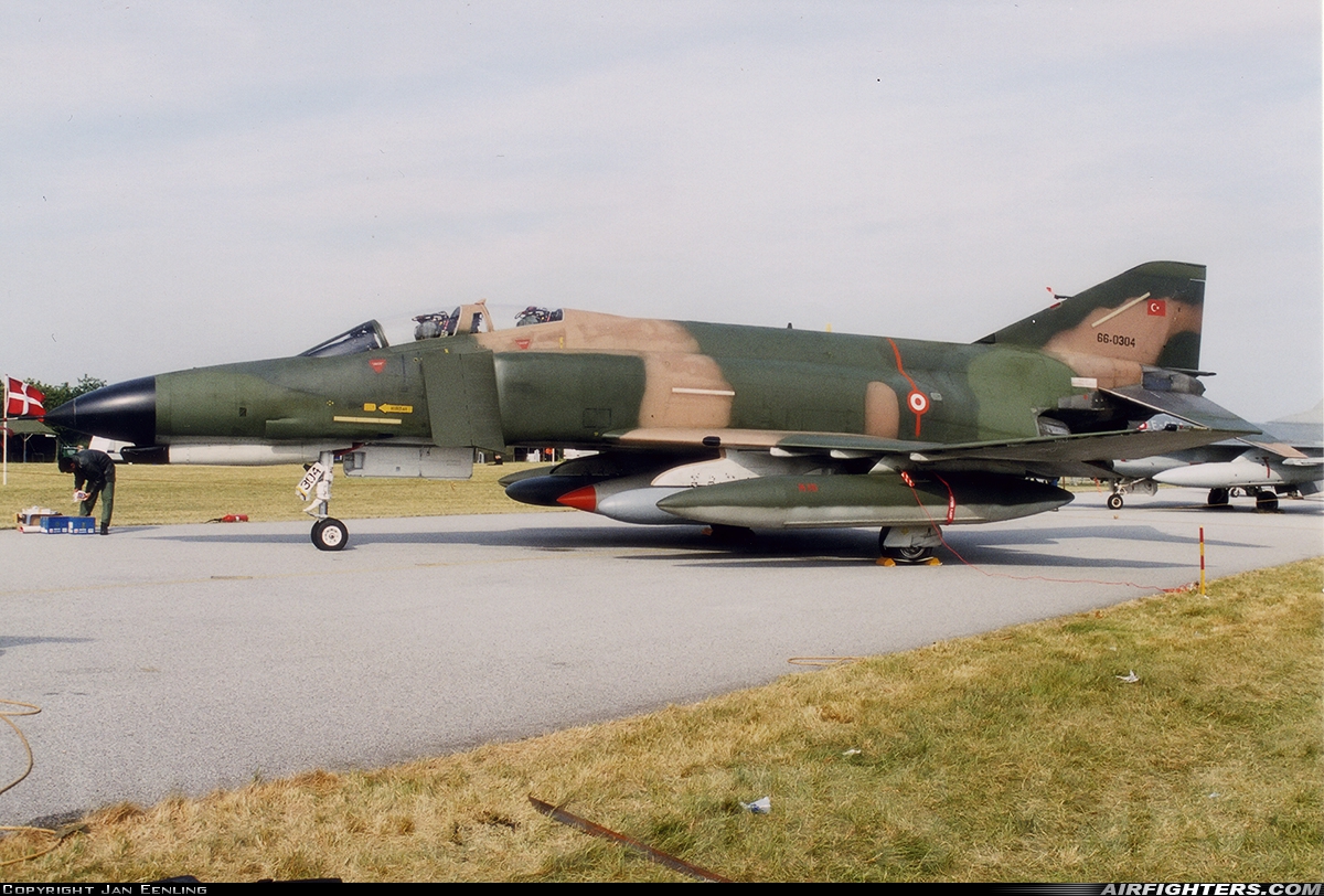 Türkiye - Air Force McDonnell Douglas F-4E Phantom II 66-0304 at Skrydstrup (EKSP), Denmark
