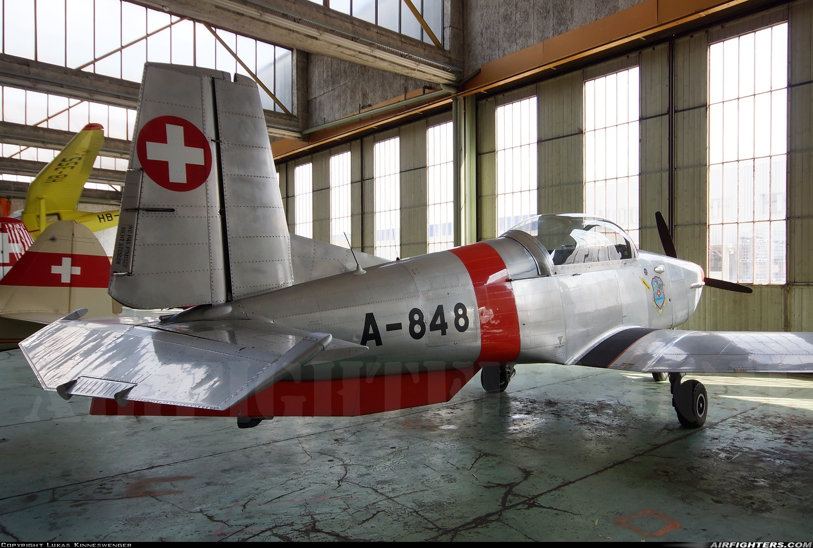 Private - Fliegermuseum Altenrhein Pilatus P-3-05 N848AD at Altenrhein (St. Gallen / Rheineck) (ACH / LSZR), Switzerland