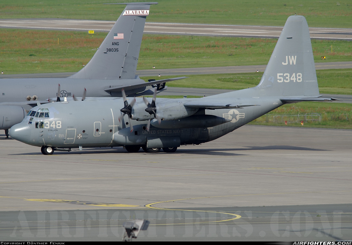 USA - Navy Lockheed C-130T Hercules (L-382) 165348 at Nuremberg (NUE / EDDN), Germany