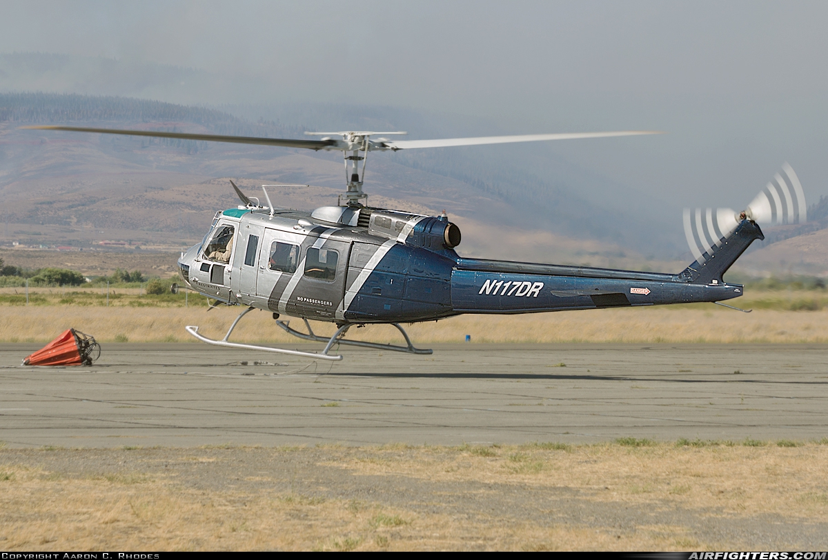 Private - Northwest Helicopters Inc. Bell UH-1H Iroquois (205) N117DR at Ellensburg - Bowers Field (ELN / KELN), USA