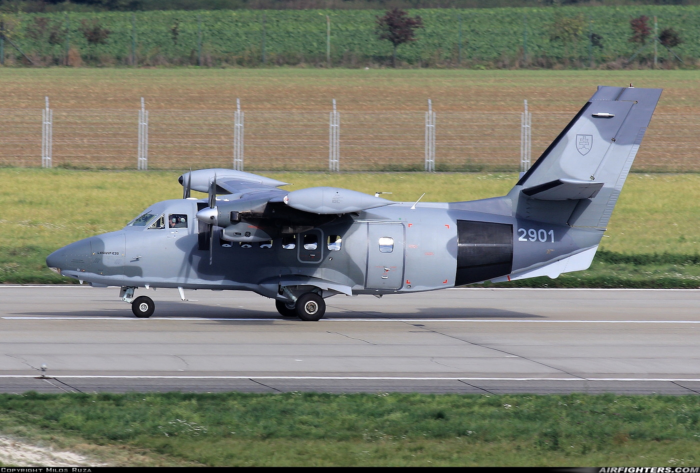 Slovakia - Air Force LET L-410UVP-E20 2901 at Ostrava - Mosnov (OSR / LKMT), Czech Republic