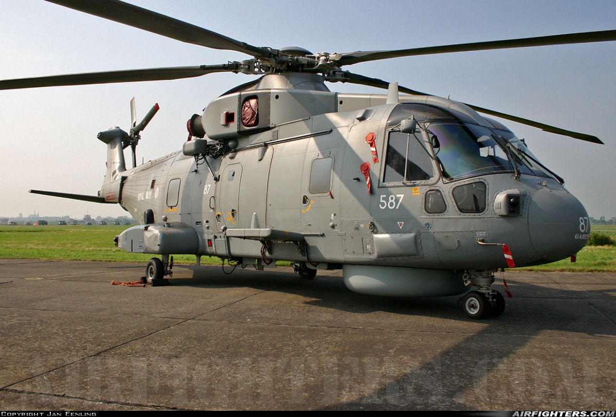 UK - Navy AgustaWestland Merlin HM1 (Mk111) ZH846 at Koksijde (EBFN), Belgium