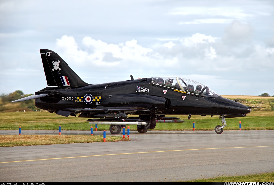UK - Air Force British Aerospace Hawk T.1A XX202 at Valley (EGOV), UK