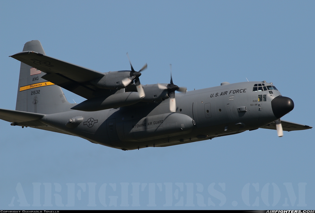 USA - Air Force Lockheed C-130H Hercules (L-382) 92-1532 at Aviano (- Pagliano e Gori) (AVB / LIPA), Italy