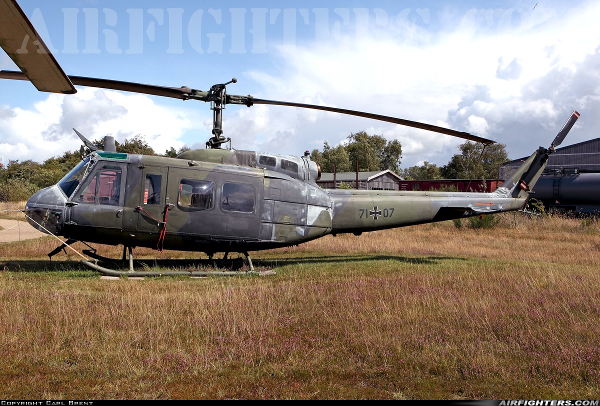 Germany - Air Force Bell UH-1D Iroquois (205) 71+07 at Nordholz (- Cuxhaven) (NDZ / ETMN), Germany