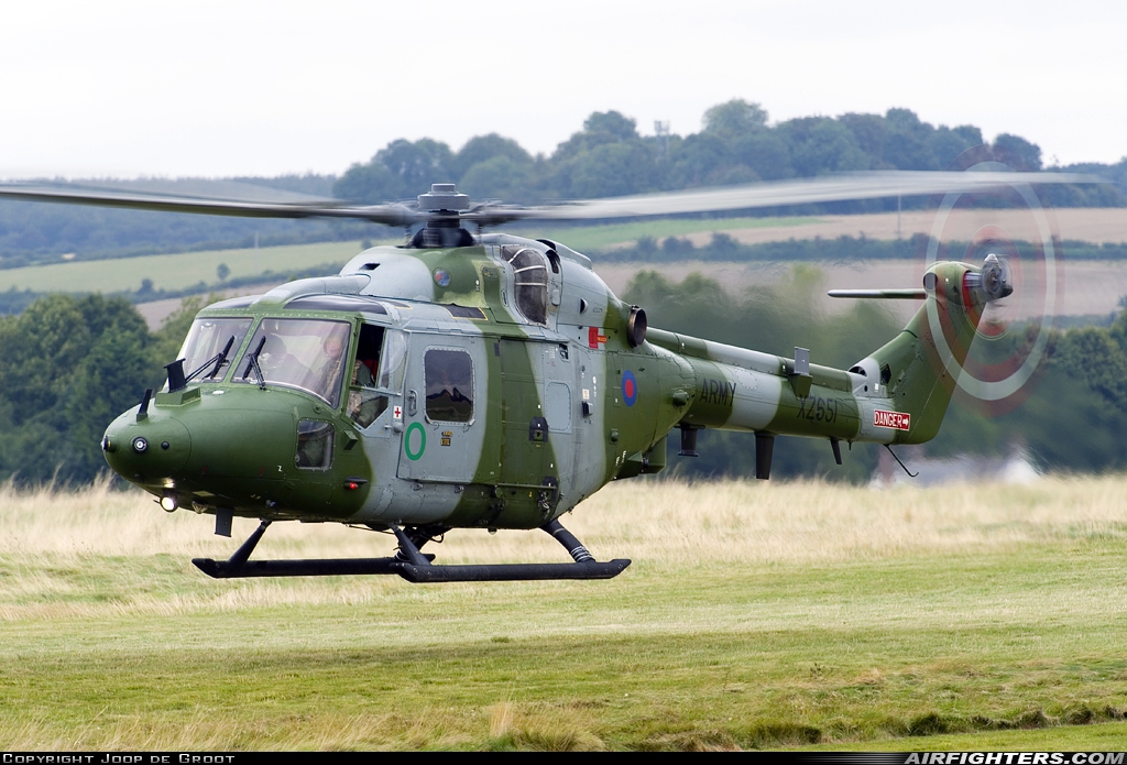 UK - Army Westland WG-13 Lynx AH7 XZ651 at Off-Airport - Salisbury Plain, UK