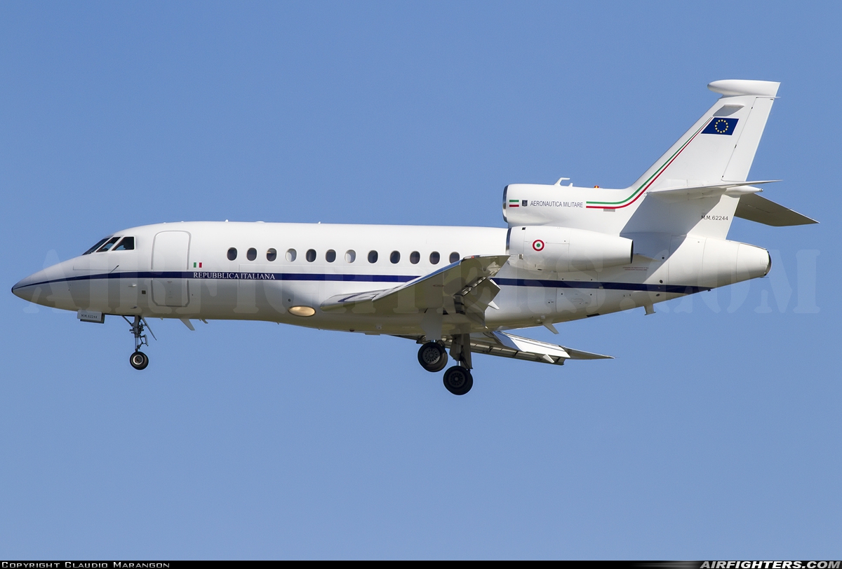 Italy - Air Force Dassault Falcon 900EXE MM62244 at Venice - Tessera (Marco Polo) (VCE / LIPZ), Italy