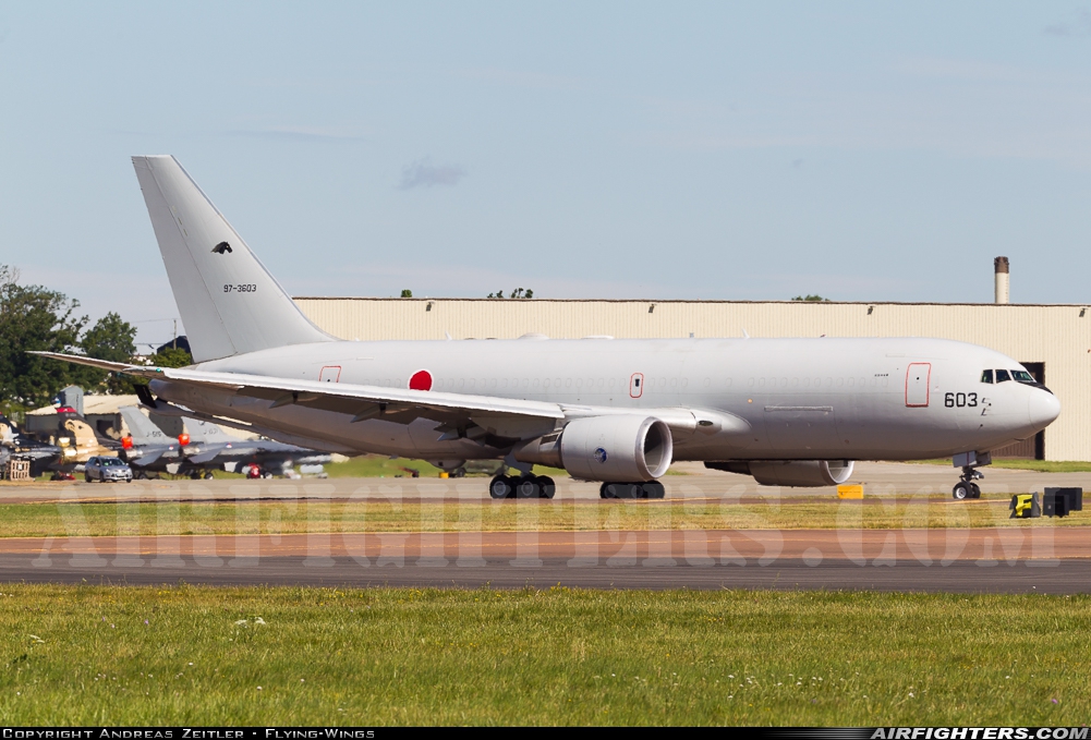 Japan - Air Force Boeing KC-767J (767-27C/ER) 97-3603 at Fairford (FFD / EGVA), UK