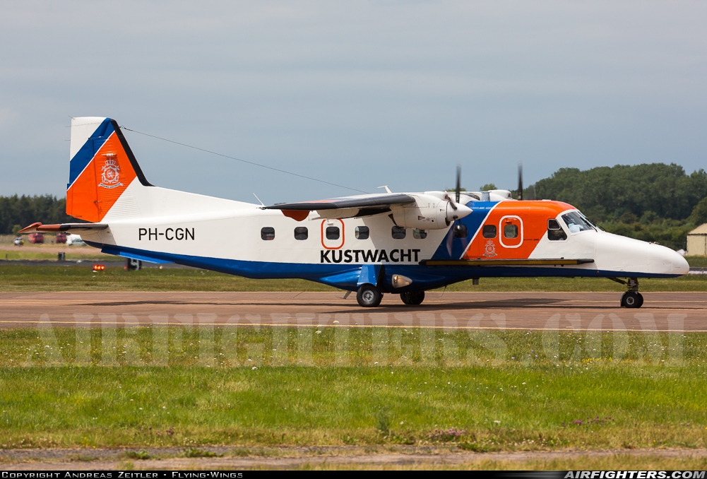 Netherlands - Coastguard Dornier Do-228-212 PH-CGN at Fairford (FFD / EGVA), UK