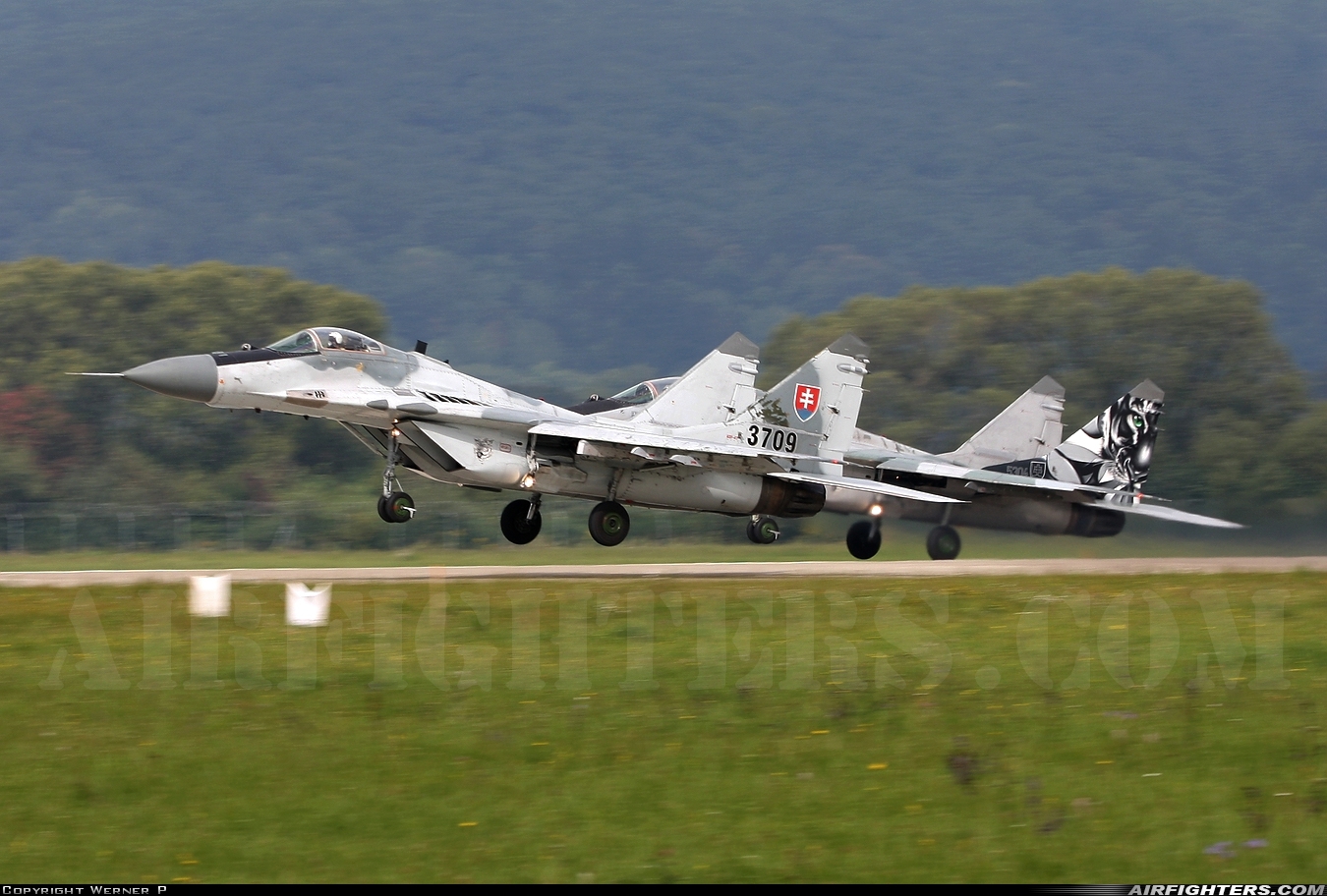 Slovakia - Air Force Mikoyan-Gurevich MiG-29AS 3709 at Sliac (LZSL), Slovakia