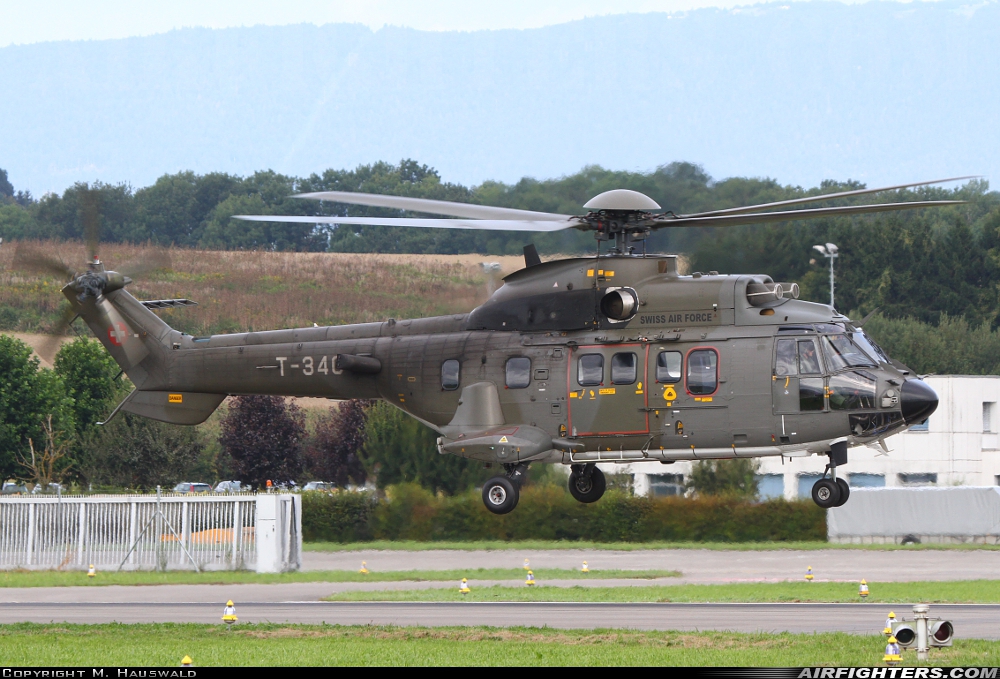 Switzerland - Air Force Aerospatiale AS-532UL Cougar T-340 at Payerne (LSMP), Switzerland