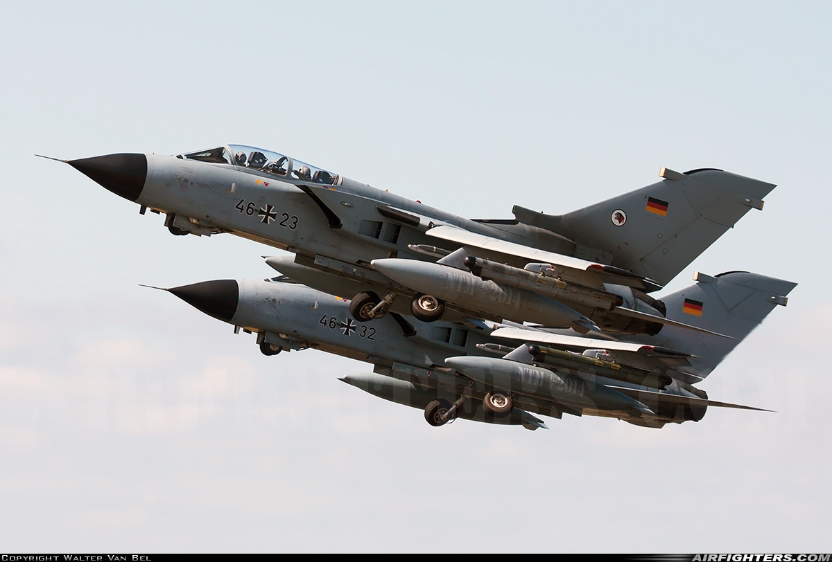 Germany - Air Force Panavia Tornado ECR 46+23 at Schleswig (- Jagel) (WBG / ETNS), Germany