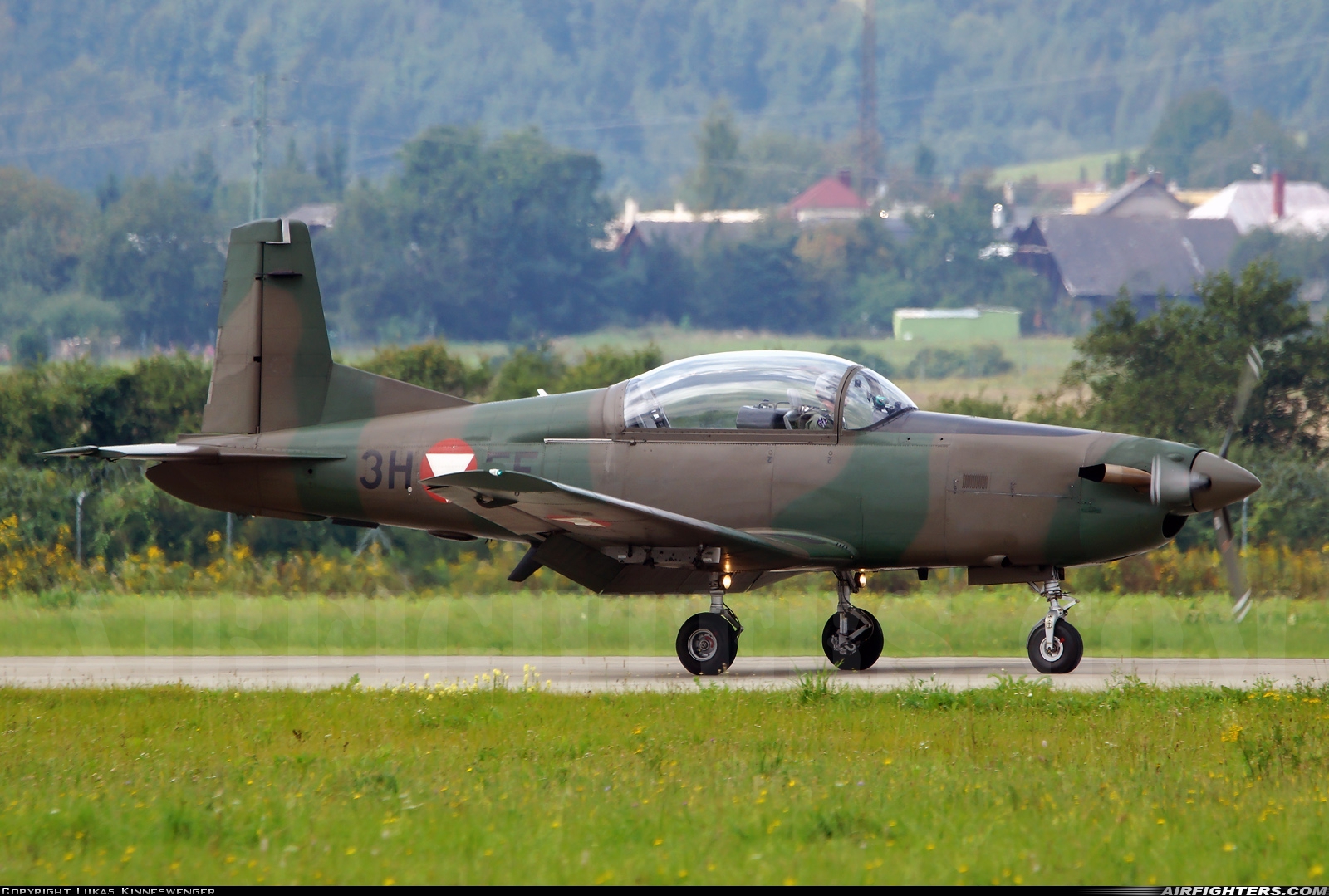 Austria - Air Force Pilatus PC-7 Turbo Trainer 3H-FE at Sliac (LZSL), Slovakia