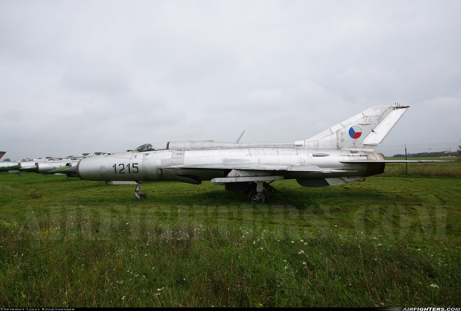 Czechoslovakia - Air Force Mikoyan-Gurevich MiG-21PF 1215 at Piestany (PZY / LZPP), Slovakia