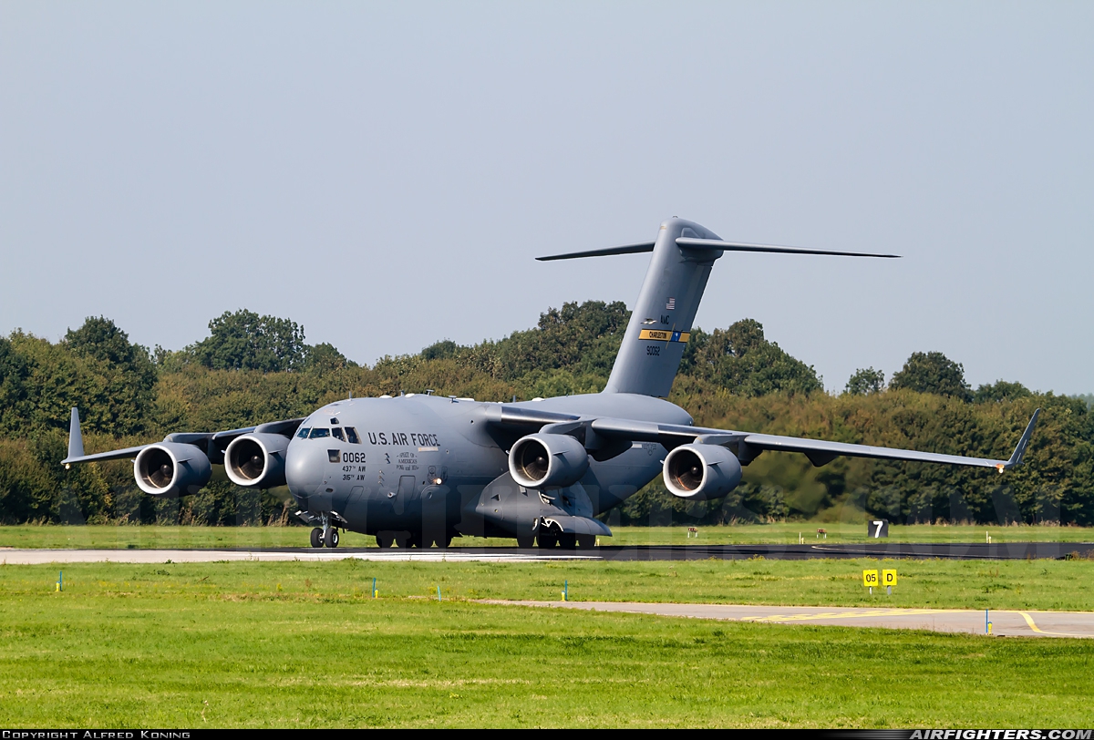 USA - Air Force Boeing C-17A Globemaster III 99-0062 at Leeuwarden (LWR / EHLW), Netherlands