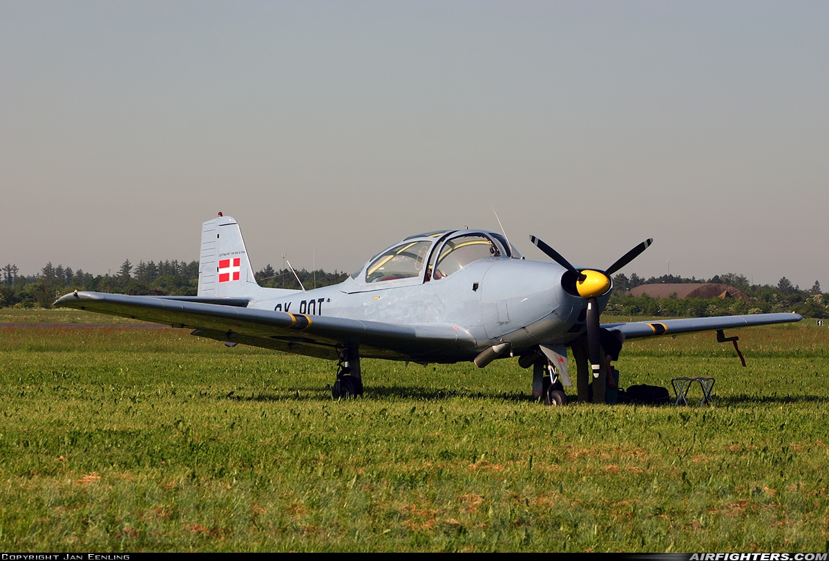 Private Focke-Wulf Piaggio FWP-149D OY-POT at Skrydstrup (EKSP), Denmark