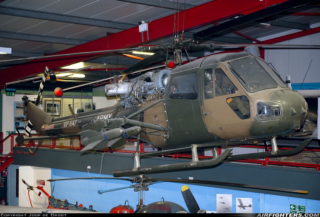 UK - Army Westland Scout AH1 XP847 at Middle Wallop (EGVP), UK