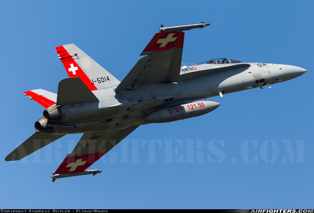 Switzerland - Air Force McDonnell Douglas F/A-18C Hornet J-5014 at Payerne (LSMP), Switzerland
