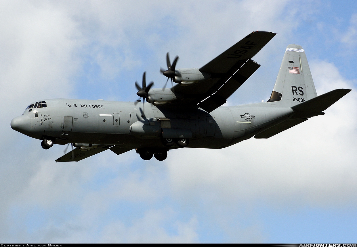 USA - Air Force Lockheed Martin C-130J-30 Hercules (L-382) 08-8605 at Leeuwarden (LWR / EHLW), Netherlands