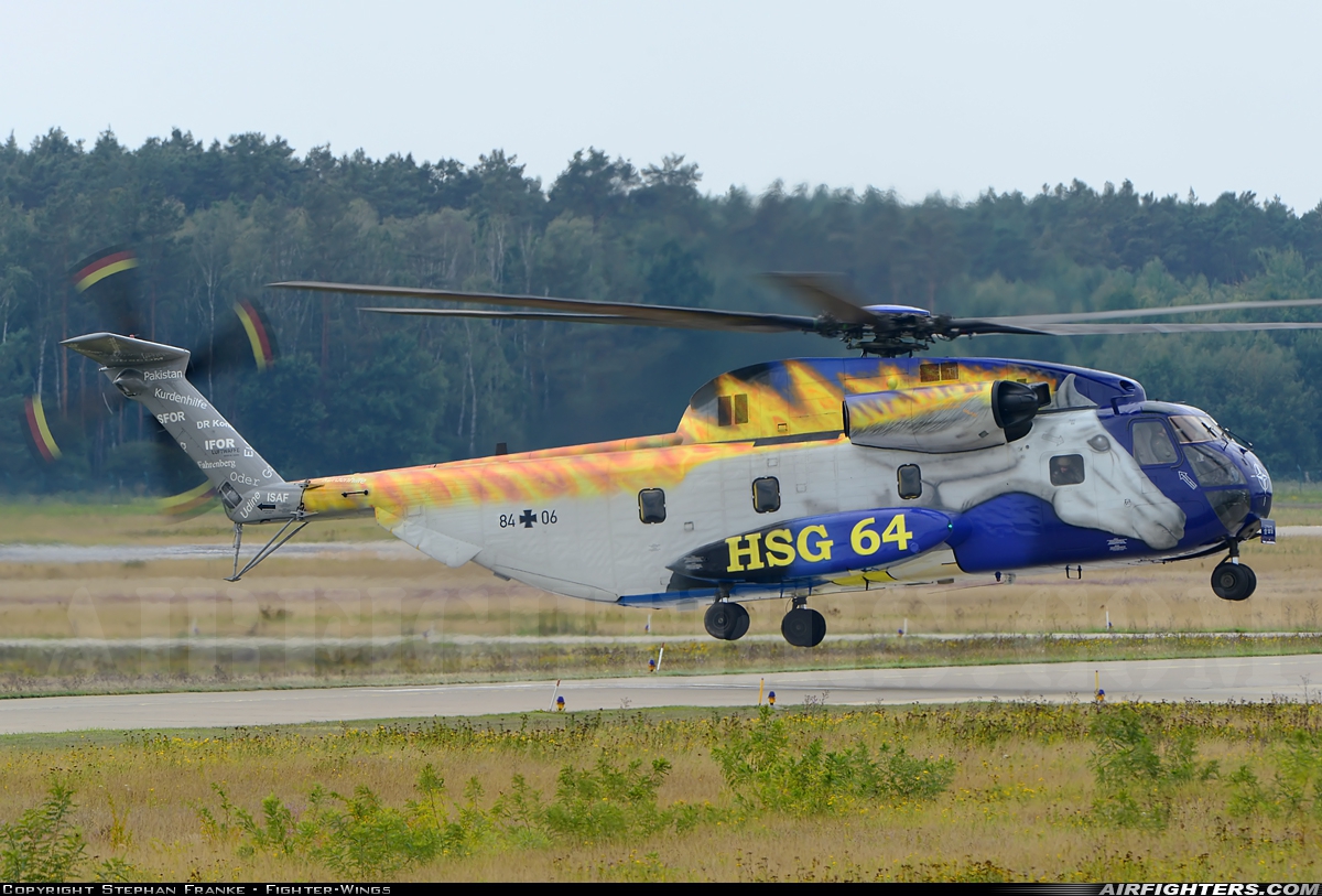Germany - Army Sikorsky CH-53G (S-65) 84+06 at Holzdorf (ETSH), Germany