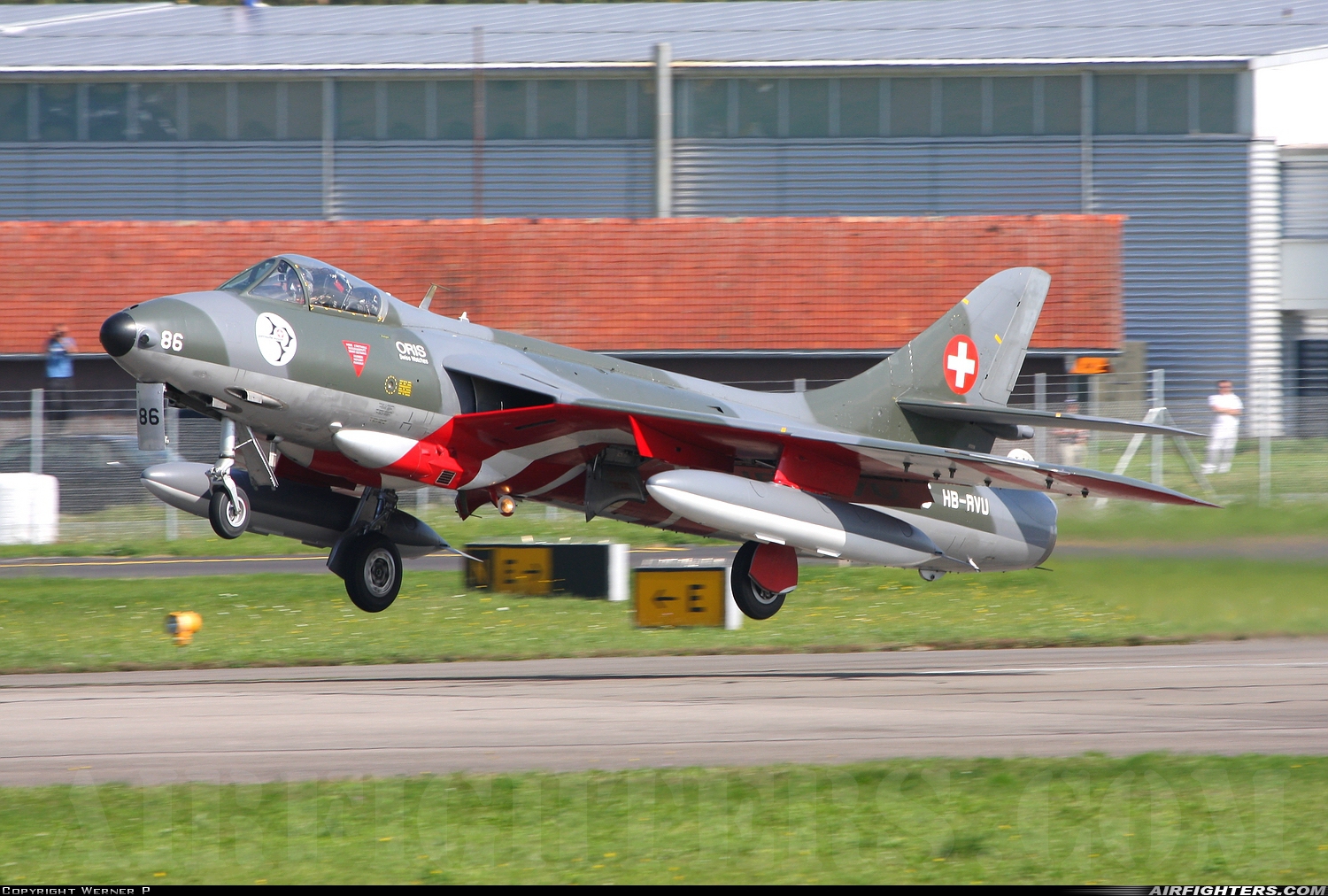 Private - Air Vampires SA Hawker Hunter F58 HB-RVU at Payerne (LSMP), Switzerland