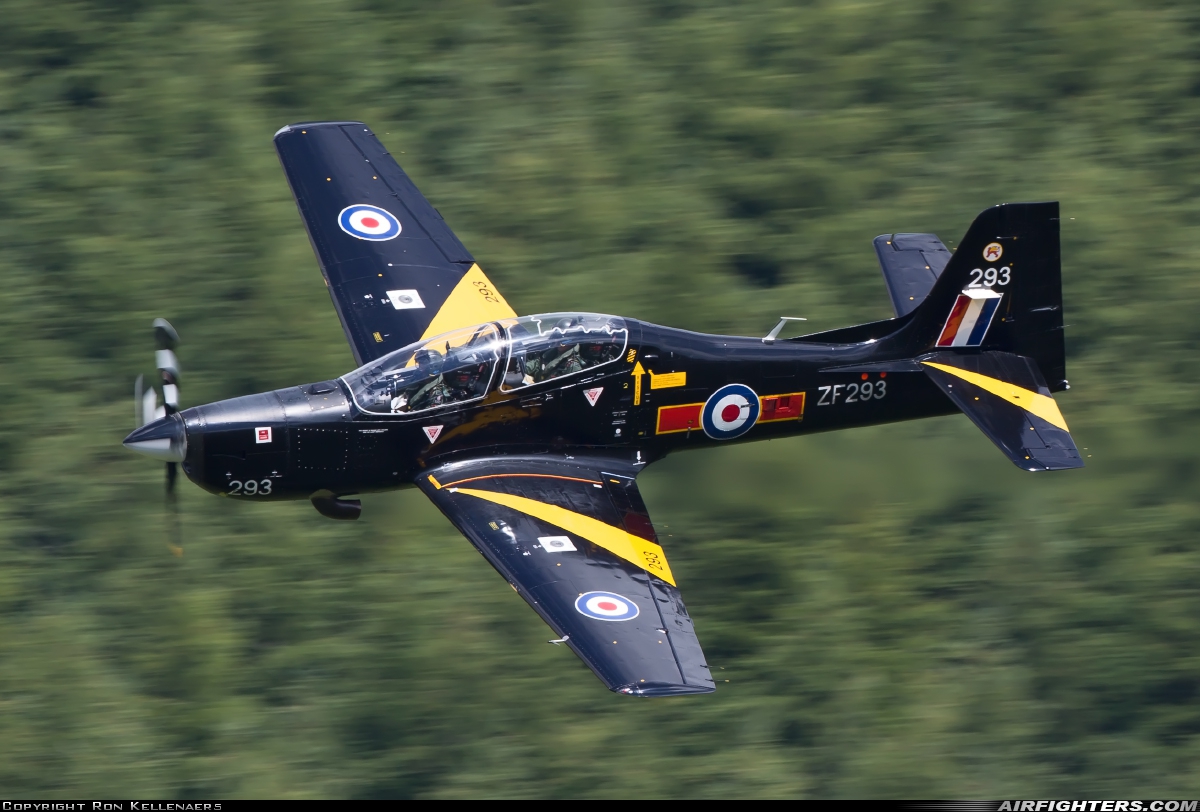UK - Air Force Short Tucano T1 ZF293 at Off-Airport - Machynlleth Loop Area, UK