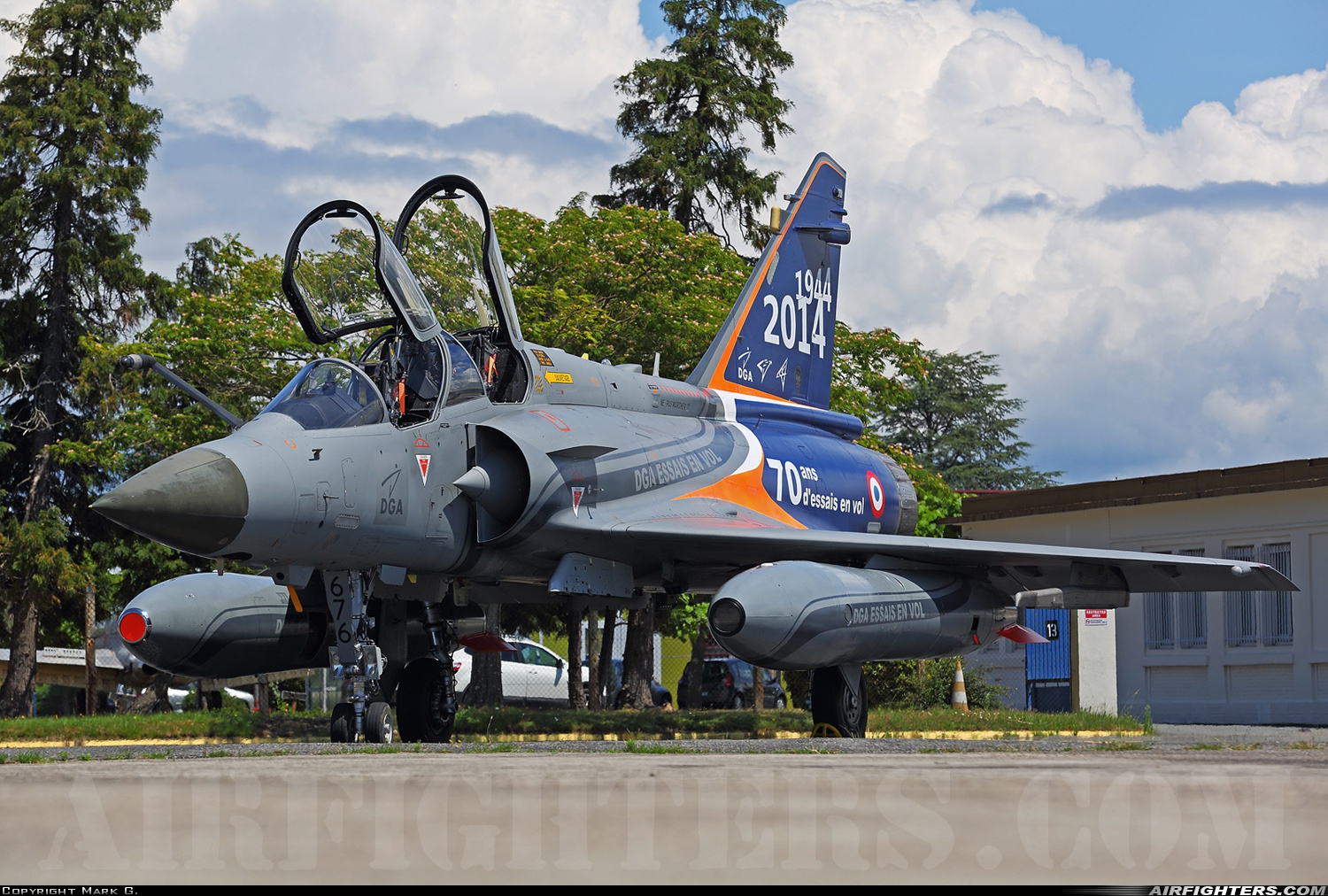 France - CEV Dassault Mirage 2000D 676 at Cazaux (LFBC), France