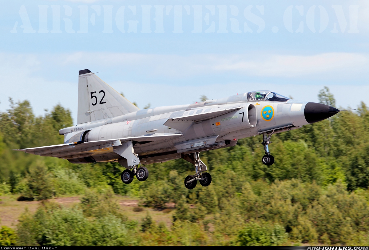 Private - Swedish Air Force Historic Flight Saab AJS37 Viggen SE-DXN at Ronneby (RNB / ESDF), Sweden