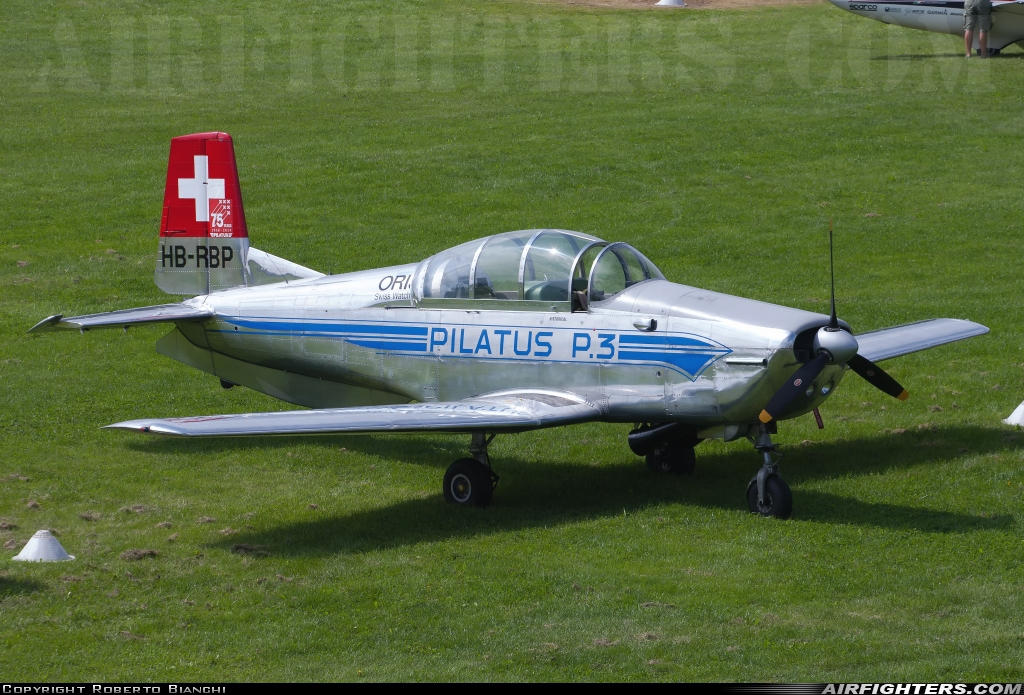 Private - P-3 Flyers Pilatus P-3-05 HB-RBP at Montagnana (PD) - Aviosuperficie G. Baschirotto, Italy