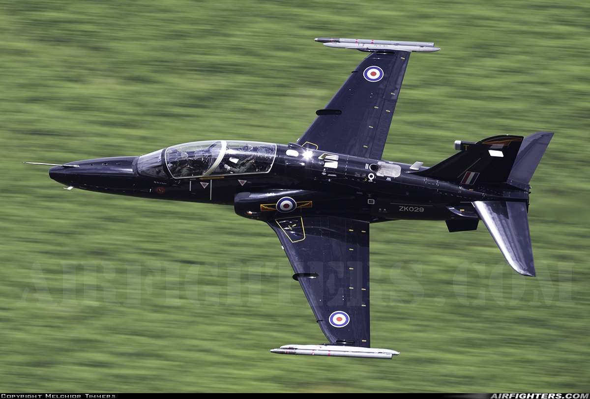 UK - Air Force BAE Systems Hawk T.2 ZK029 at Off-Airport - Machynlleth Loop Area, UK