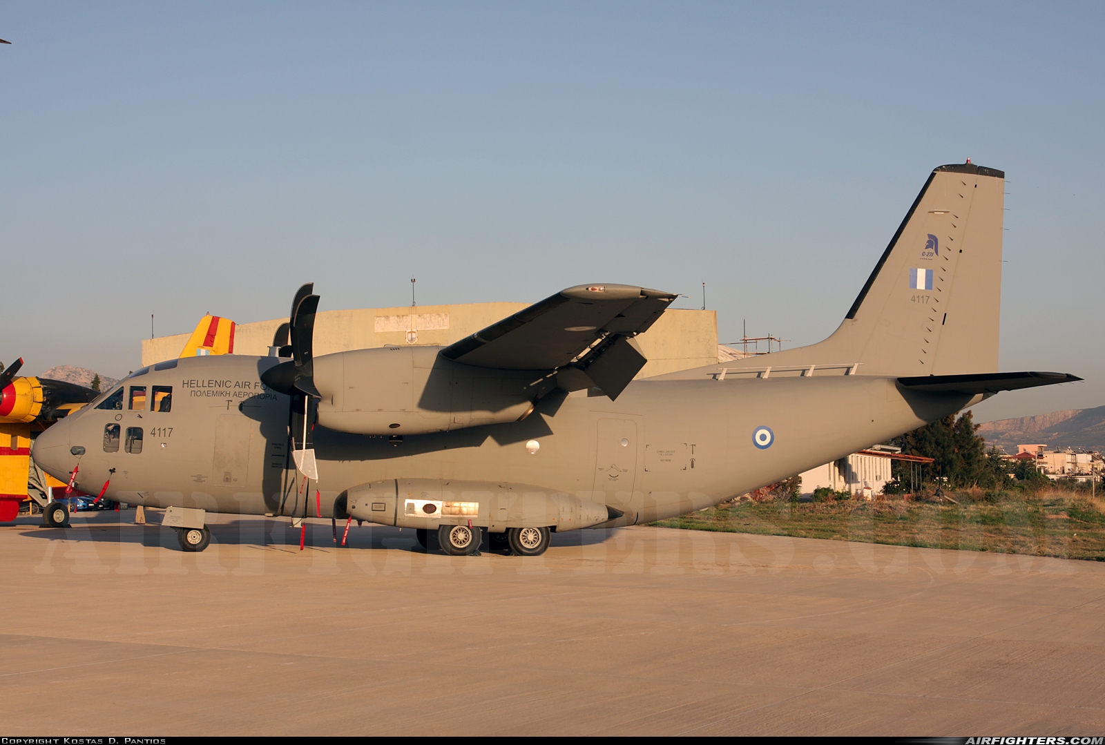 Greece - Air Force Alenia Aermacchi C-27J Spartan 4117 at Elefsís (LGEL), Greece