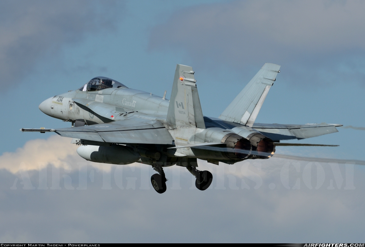 Canada - Air Force McDonnell Douglas CF-188A Hornet (CF-18A) 188734 at Payerne (LSMP), Switzerland