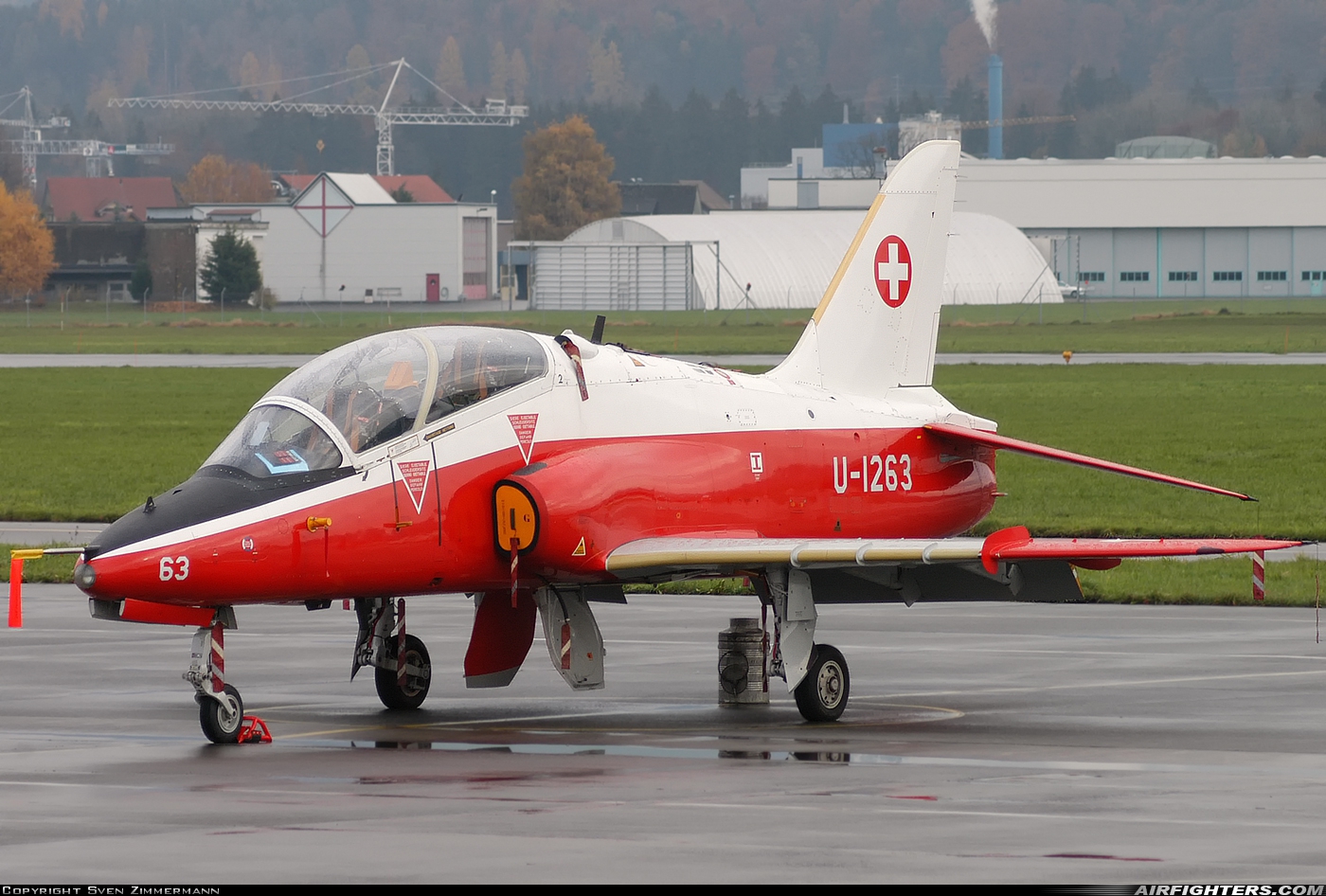 Switzerland - Air Force British Aerospace Hawk T.66 U-1263 at Emmen (EML / LSME), Switzerland